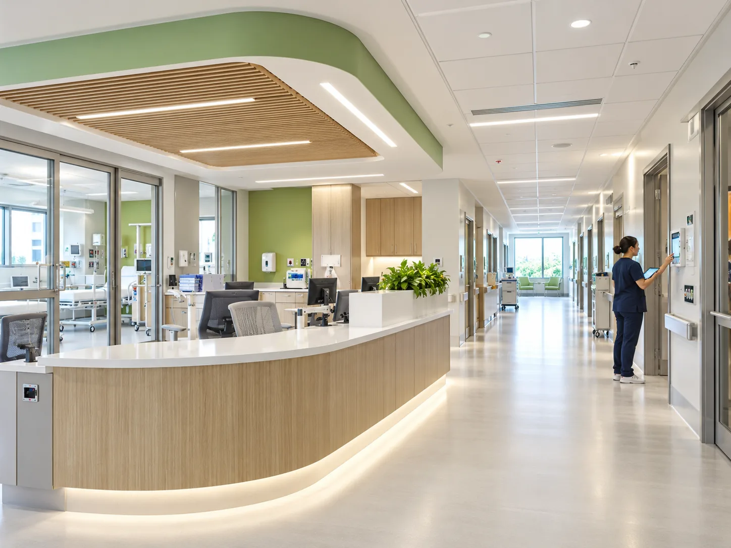 Illustrative hospital installation, testing and commissioning