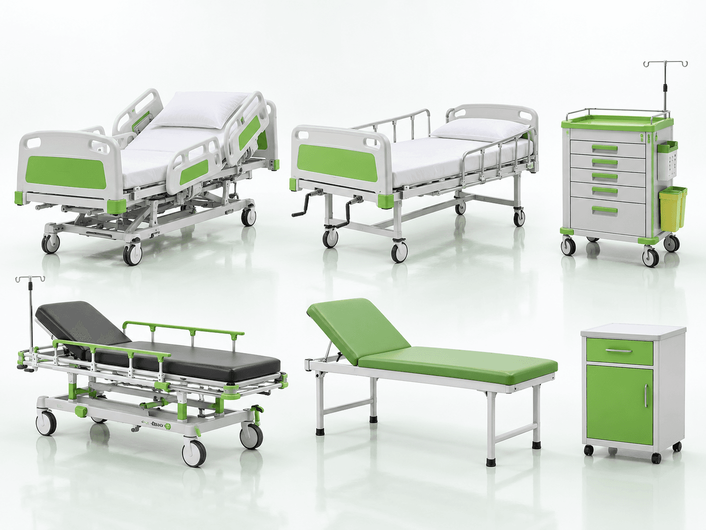 Illustrative hospital furniture