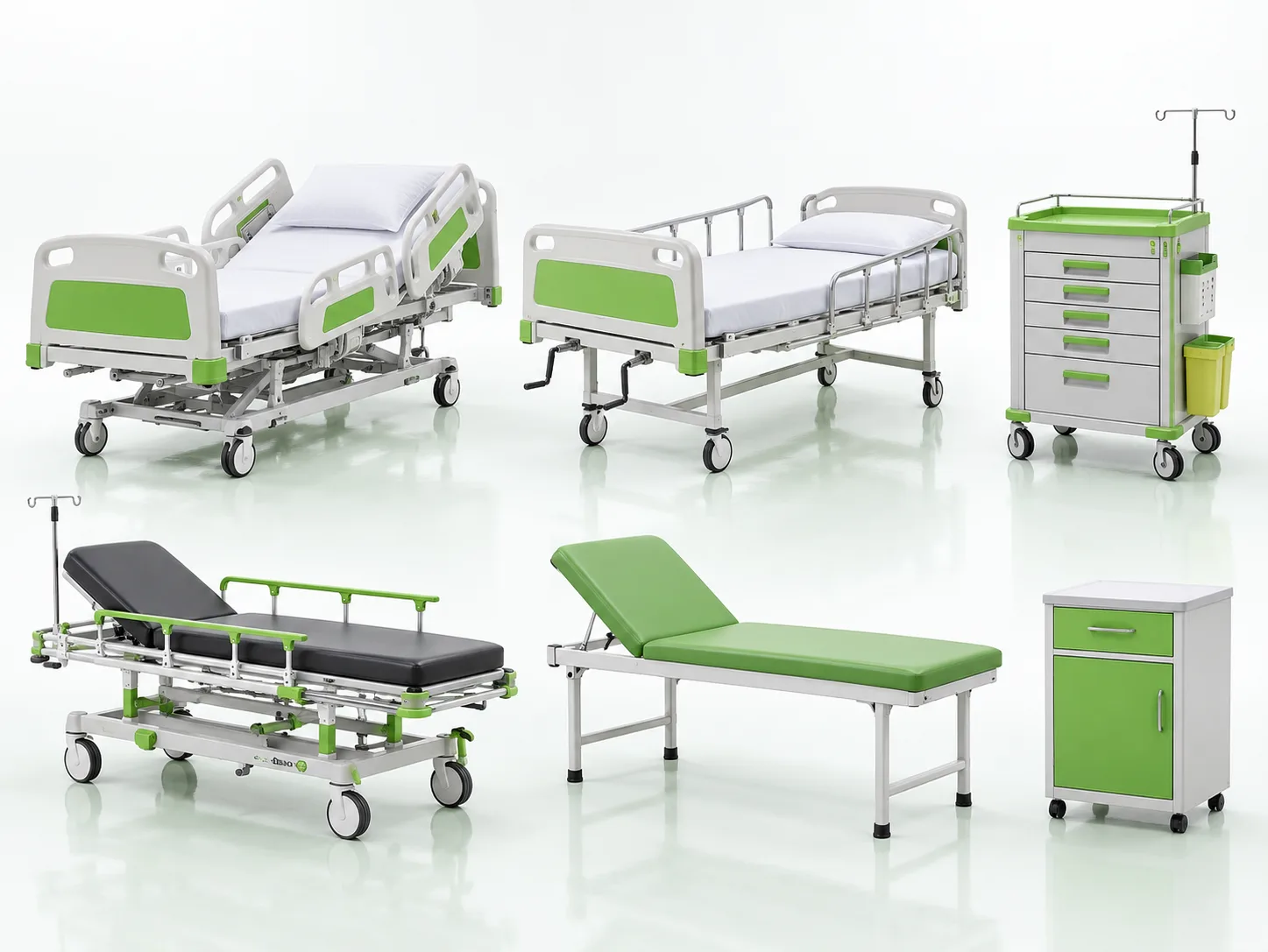 Illustrative hospital furniture