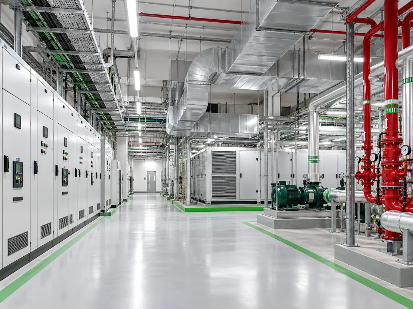 Illustrative hospital infrastructure and building systems