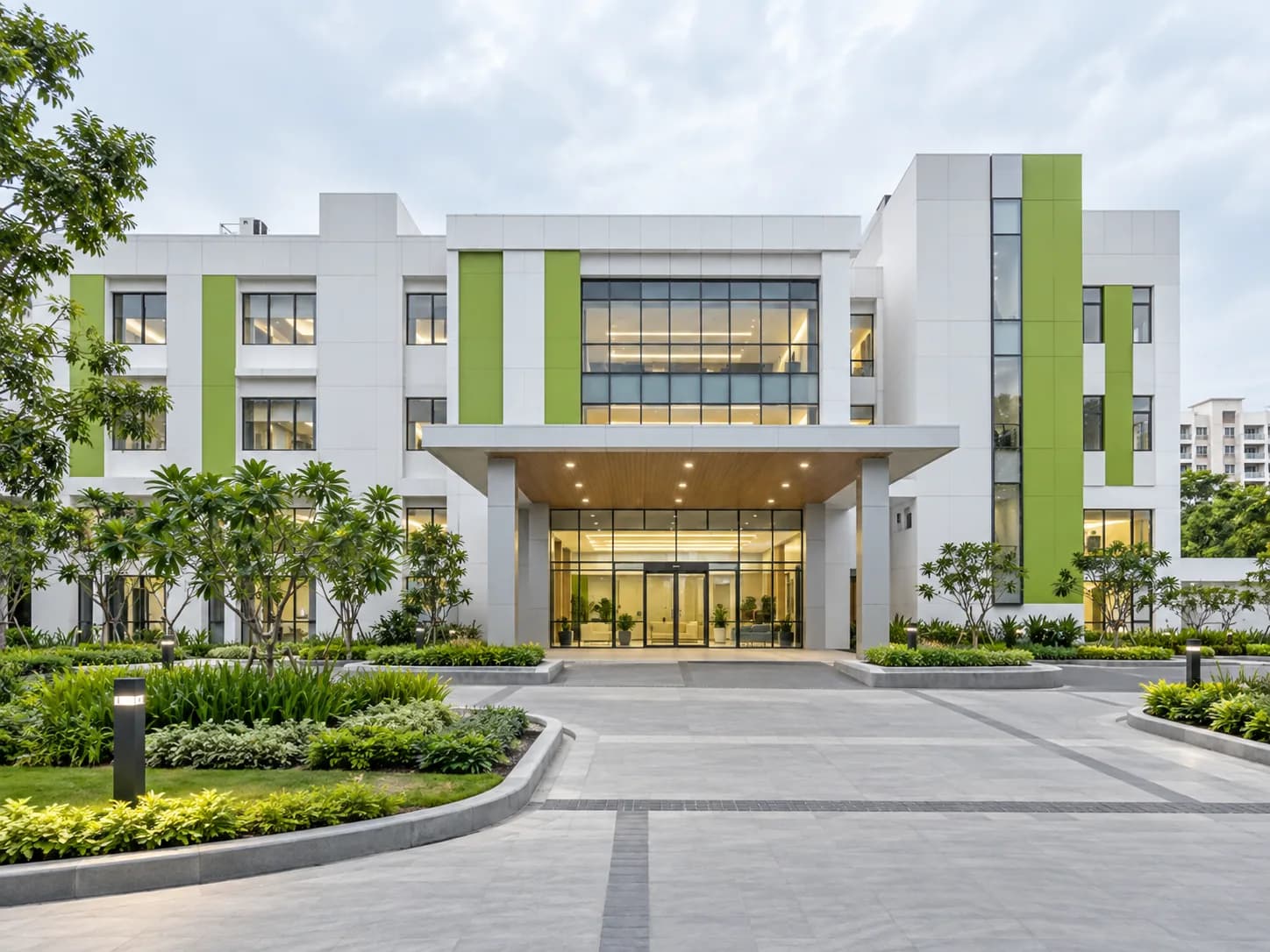 Illustrative hospital planning and architectural environment
