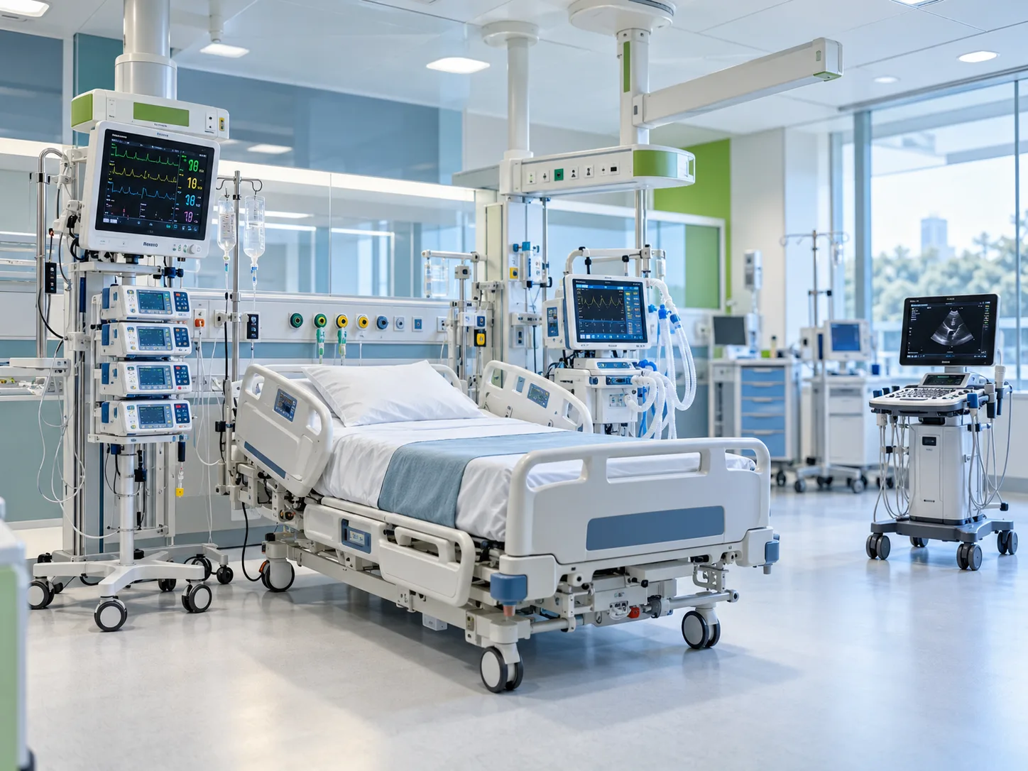Illustrative hospital medical equipment
