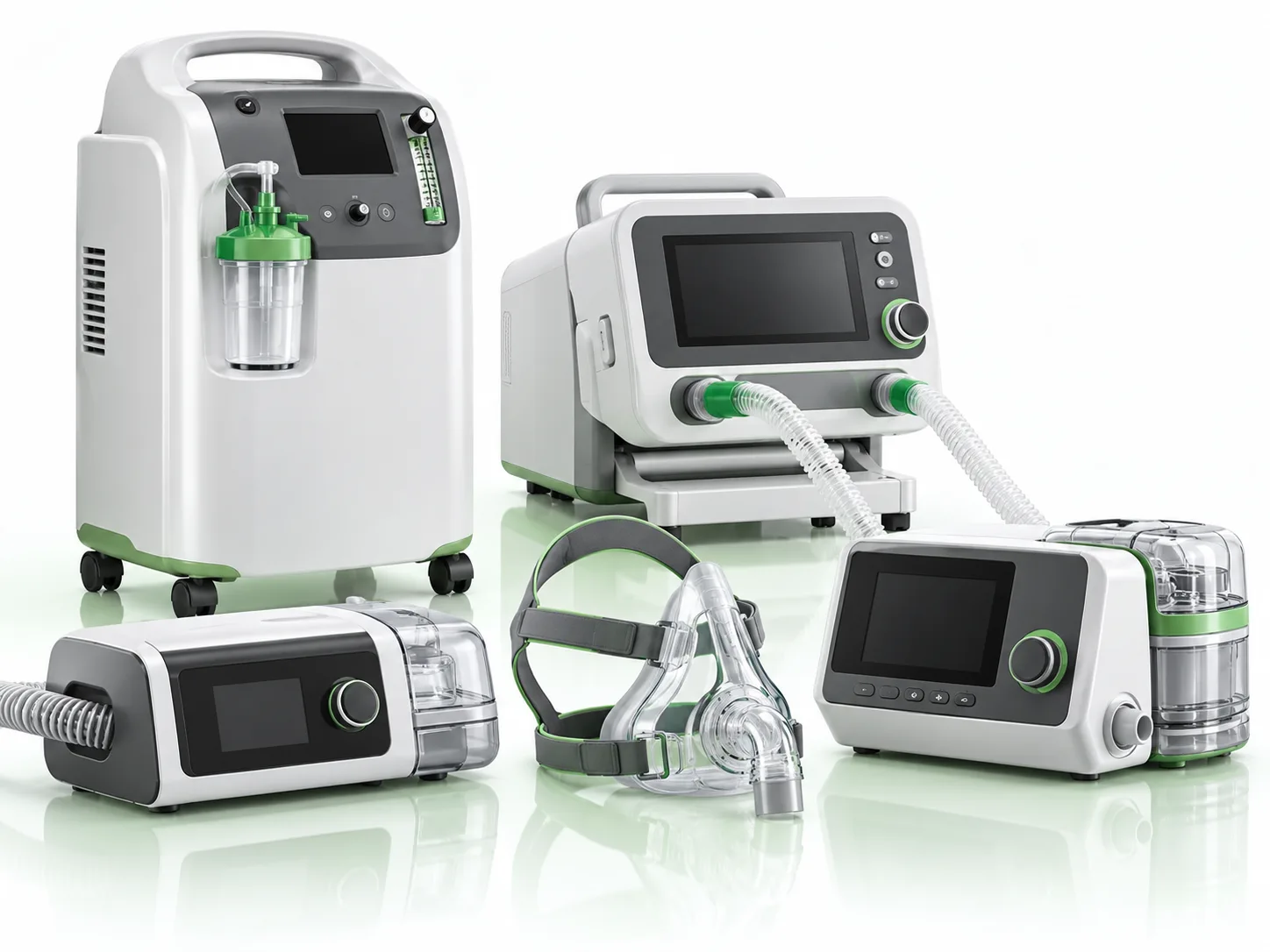 Illustrative respiratory and critical-care equipment
