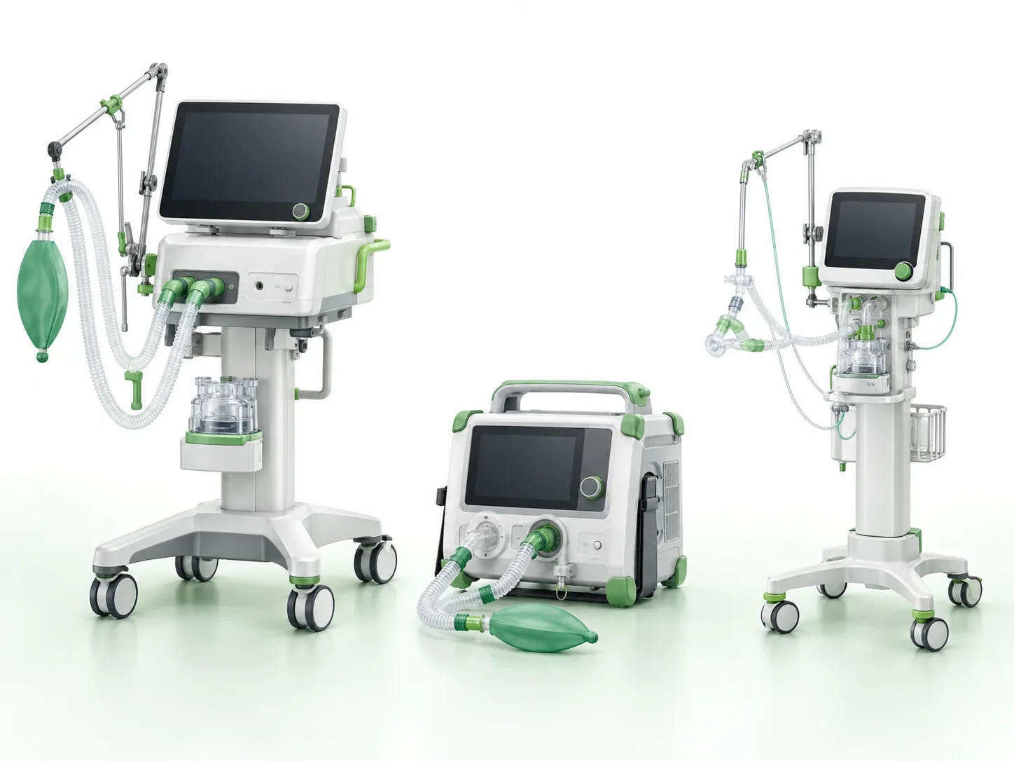 Illustrative hospital ventilator equipment